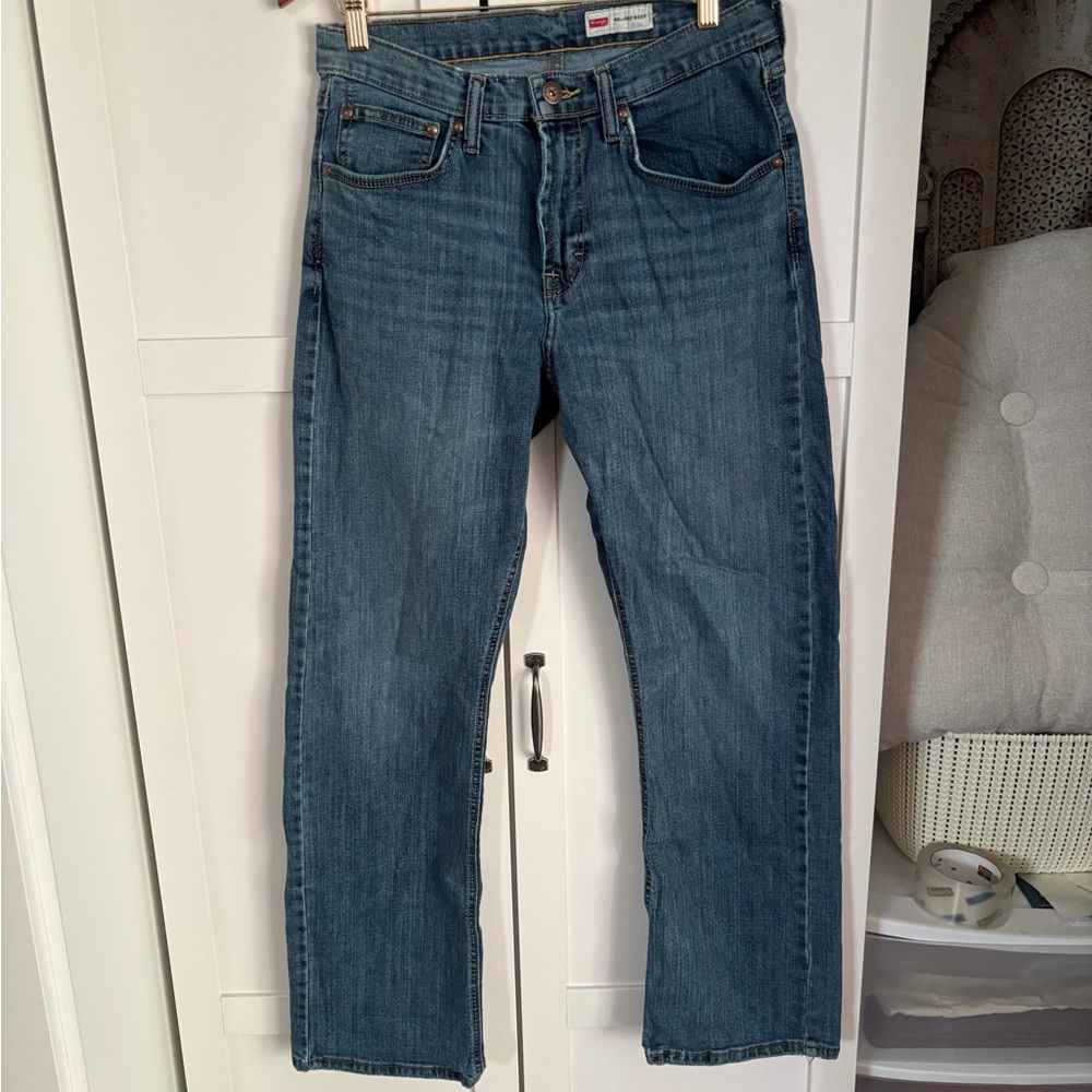 Wrangler Men's Relaxed Boot Blue Jeans